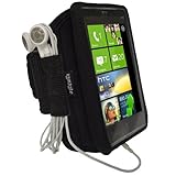 iGadgitz Black Water Resistant Neoprene Sports Gym Jogging Armband for HTC  ....