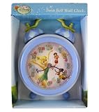 Disney Fairies Twin Bell Tinkerbell Wall Clock - Tinkerbell Clock