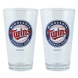 MLB Minnesota Twins Boelter Pint Glasses 2-Pack