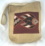 “Fish” Eco-Friendly Hessian Shoulder Bag