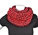 Purse babe Premium Ultra Warm Two tone Winter Infinity Loop Snood Knit Scarf