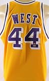Jerry West Signed Jersey w/ HOF - SM Holo - Autographed NBA Jerseys