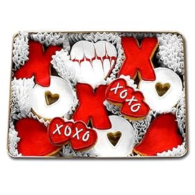 Hugs and Kisses Decorated Sugar Cookie Gift Tin