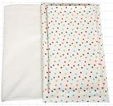 Baby Crib, Cradle 3pcs. Sheet Set. Koala Collection. Polka dots.