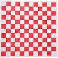 Checkered Deli Basket Liner, 12 X 12 Inches, Red and White, 100 Count