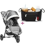 Baby Jogger City Mini Gt 2016 Single Stroller New Improved Model and modd mini Universal Stroller Console Bundle (steel grey)
