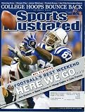 Sports Illustrated January 17, 2005 Reggie Wayne/Indianapolis Colts vs New England Patriots, NFL Playoffs, Dwyane Wade/Miami Heat