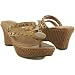 White Mountain Amora Bronze sandals