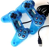 MY-Link 2 x USB 2.0 Dual Shock Gamepad Game Controller