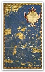 Map of the Philippines by Egnazio Danti 26.25"x15.5" Art Print Poster