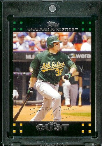 2007 Topps Update # 123 Jack Cust - Oakland Athletics - MLB Baseball Card