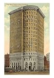 New Turk's Head Building, Providence, Rhode Island Art Poster Print, 13x18