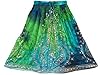 Women's Maxi Skirts Tie Dye Sequin Beaded Long/Full Length Skirt
