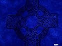 Celtic Sarong in Celtic Cross Royal Blue