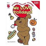 we love holidays preschool kindergarten 85x11 inches 128 pages activity workbook with activities directions