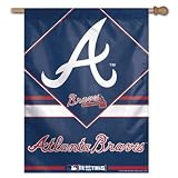 Atlanta Braves MLB Vertical House Flag