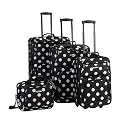 Rockland 4-pc. Luggage Set - Black Dot