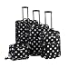 Rockland 4-pc. Luggage Set - Black Dot