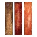 Earth Colors Hand-Painted Oil on Hard Board Wall Art Set