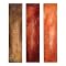 Earth Colors Hand-Painted Oil on Hard Board Wall Art Set