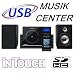 Medion Life Design P64060 Kompaktanlage (SD-/MMC-Kartenleser, Apple iPhone/iPod-Dock, USB 2.0)