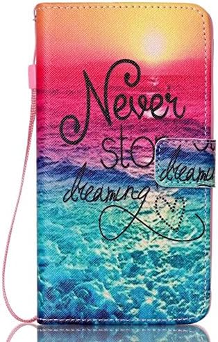 Samsung Galaxy Note 4 Case, JinLi(TM) PU Leather [Cloud Pattern][Wrist Strap] Wallet Case For Samsung Galaxy Note 4. (PatternNW-4)