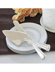 The Love Cake Knife & Server Wedding Set by 