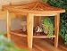 Teak Corner Stool