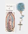 Bookmark Rosary - Our Lady of Guadalupe - Bookmark and Full 14" Rosary - Exclusively from the Studios of Cromo NB (Milano, Italy)
