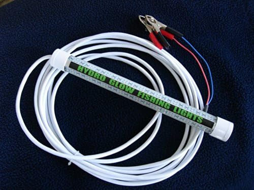 Hydro Glow Fish Lights the Hydro Glow Fish Light Is Made to Stand up to the Rigors of Salt Water Fishing As Well As Fresh Water. This Is a 2' Long. 3 Sided LED Submersible Light, Only 1 Amp.