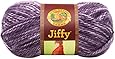 Lion Brand Yarn 450-402E Jiffy Yarn, Purple Spray