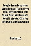 People from Longview, Washington: Tananarive Due, David Korten, Jeff Stork, Slim Wintermute, Kent R. Weeks, Charles Peterson, Chris Newman-