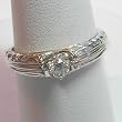 14K White Gold Diamond Engagement Ring