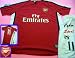 Arsenal England Soccer Jersey V. Persie, Adults and Children Sizes, (FREE Shorts)