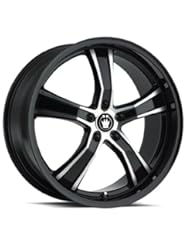 Konig Airstrike 18 Black Wheel / Rim 5x100 with a 45mm Offset and a 73.10 Hub Bore. Partnumber AS88510455
