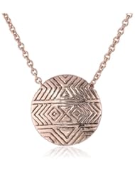 House of Harlow 1960 Tholos Mosaic Rose Gold Necklace, 18"