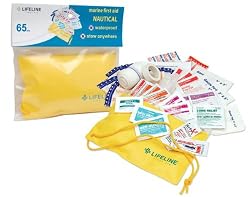 Lifeline 65-Piece Marine Nautical First Aid Kit