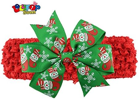 Lollipopsweet Merrychristmas Lovely Baby Girl Headband (headband(6pcs/pack))