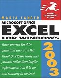 Microsoft Office Excel 2003 for Windows (Visual QuickStart Guides)