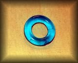 y2Male - Personal Lubricant Included - One Donut Style BLUE - Color may vary - Translucent Penis Prolong Enhancement Ring - Premium Silicone Soft n Stretchy