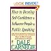 How to Develop Self-Confidence And Influence People By Public Speaking