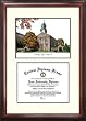 University of Dayton Scholar Scholar Mahogany Framed Lithograph w/Diploma Opening