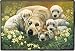 golden_retriever28golden retriever - GOLDEN RETRIEVER FAMILY DOORMAT Barrie Barnett