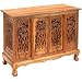 Handmade Asian Furniture - 39" Bamboo Forest Storage Cabinet / Sideboard Buffet - Natural Finish