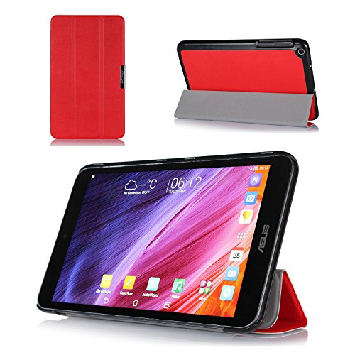 ProCase 2014 version ASUS MeMO Pad 8 (ME181C) Tablet Case, SlimSnug Cover, Ultra Slim and light, Hard Shell, with Stand (Red)