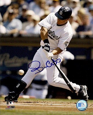Autographed/Hand Signed Brian Giles Sd Padres 8x10 Photo