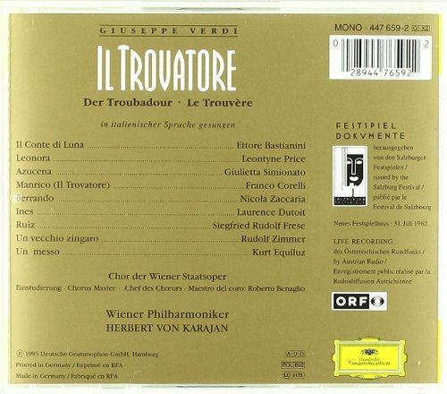 Cover image : Verdi: Il Trovatore
