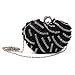 Damara Womens Luxury Special Crystals Beaded Pearl Clutch Bag