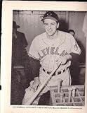 Lou Boudreau Cleveland Indians Baseball Magazine Photo circa 1949