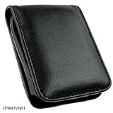 Apple IPOD NANO 3RD 3 GENERATION GEN FLIP LEATHER POUCH Case Cover Black Belt Clip